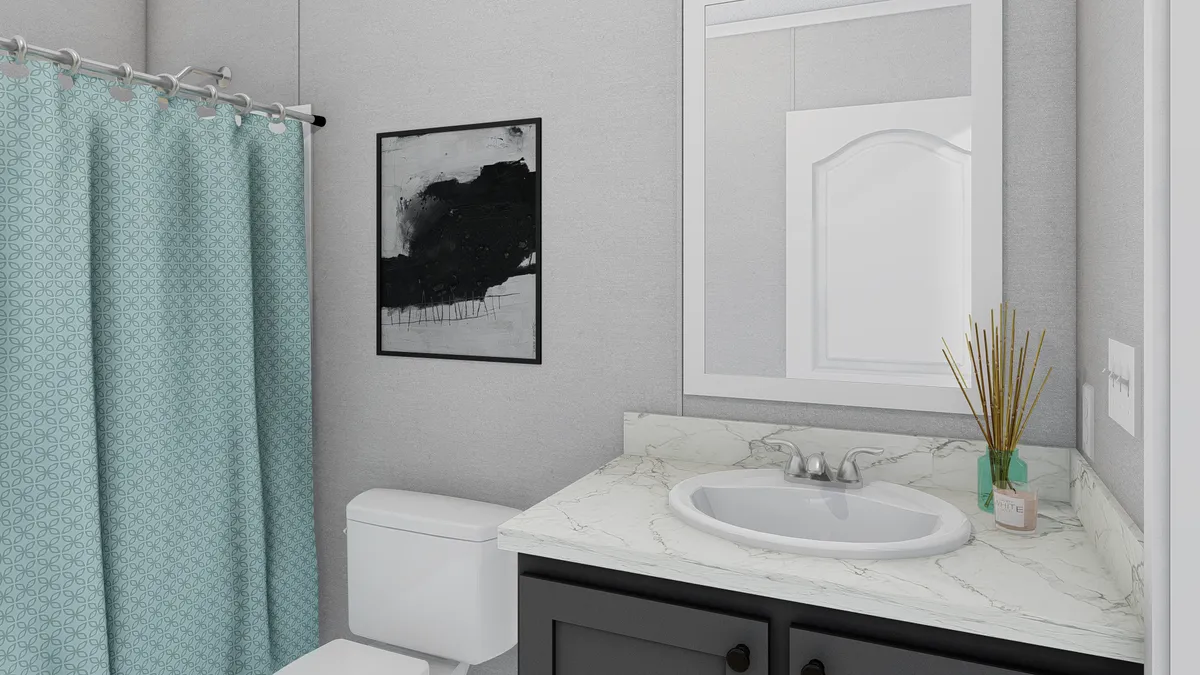 073d6dc3-c340-49fd-8552-4f41a8388e2e 3d rendering, blue shower curtain