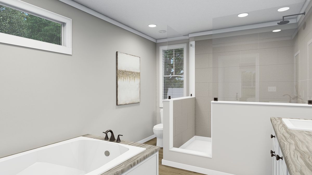 0c79421e-467f-4286-aeb2-f8c380534b9a A rendering of a bathroom with a tub and shower.