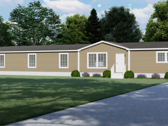 A rendering of a mobile home.