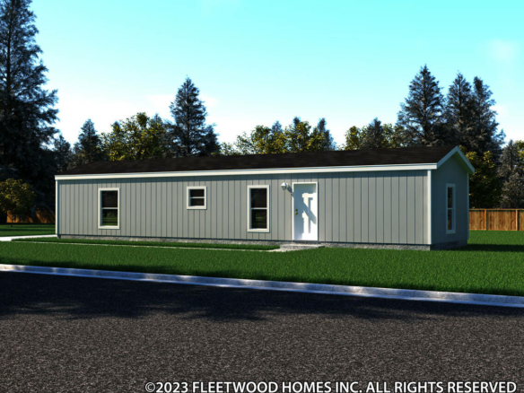 A rendering of a mobile home.