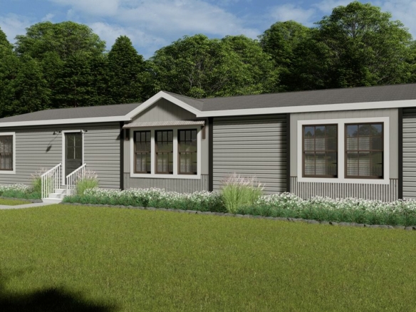 A rendering of a mobile home.