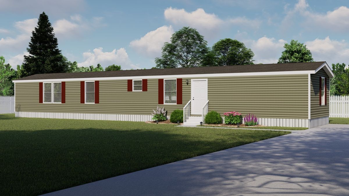 A rendering of a mobile home.
