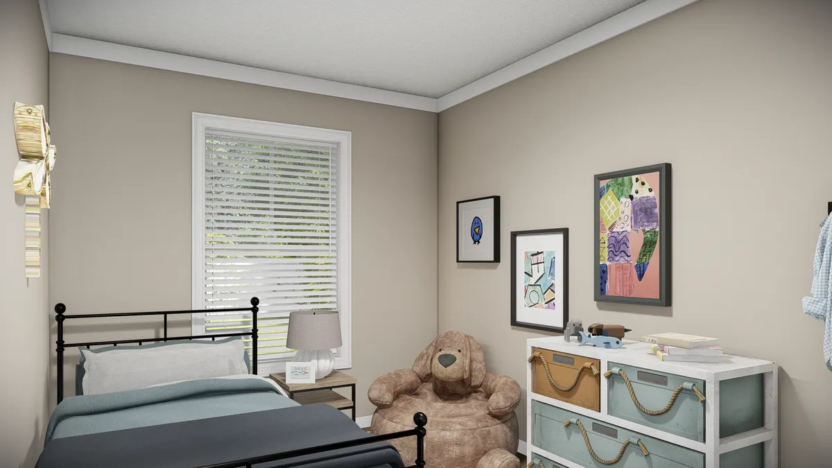 44447f44-5fa3-4f6f-90c8-227b7186bc7a A small bedroom with a teddy bear and a bed.