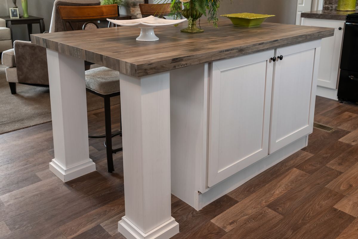 kitchen island, white kitchen