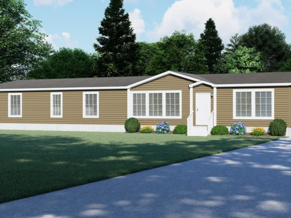 A rendering of a mobile home.