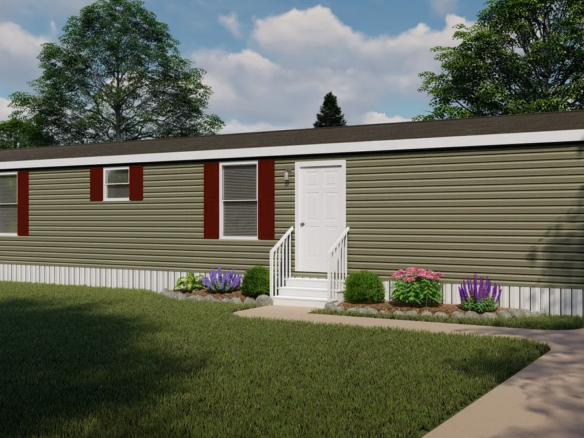 A rendering of a mobile home.