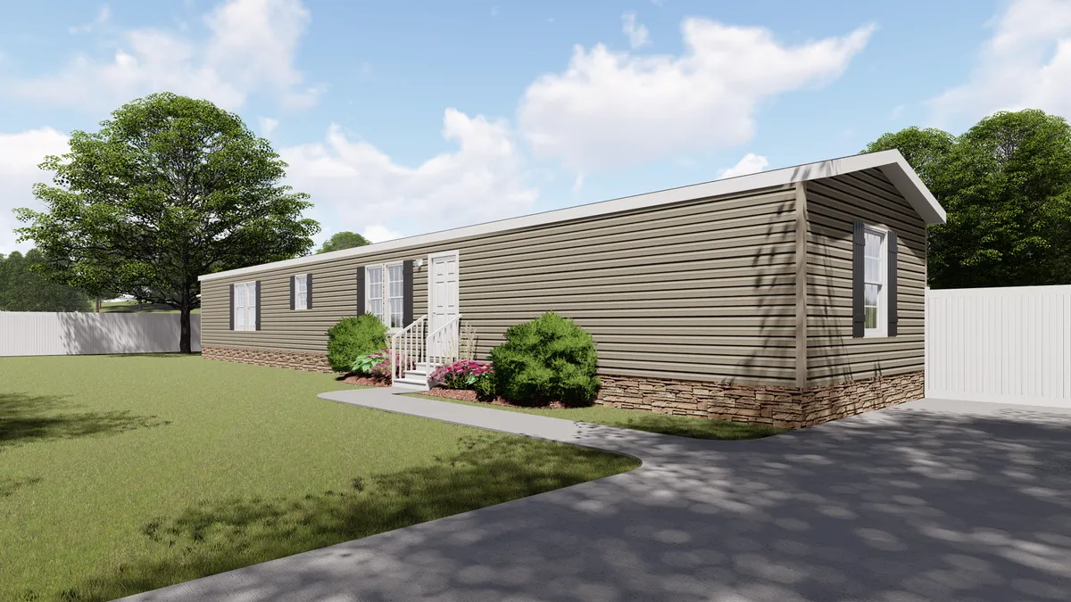 3d rendering, mobile home