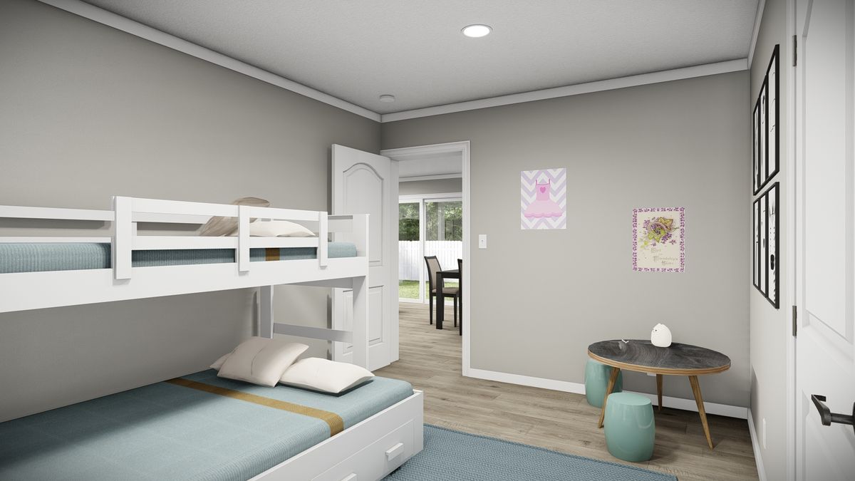 84d1687c-ab50-4e21-8f43-3529f1d37e8d A 3d rendering of a bedroom with bunk beds.