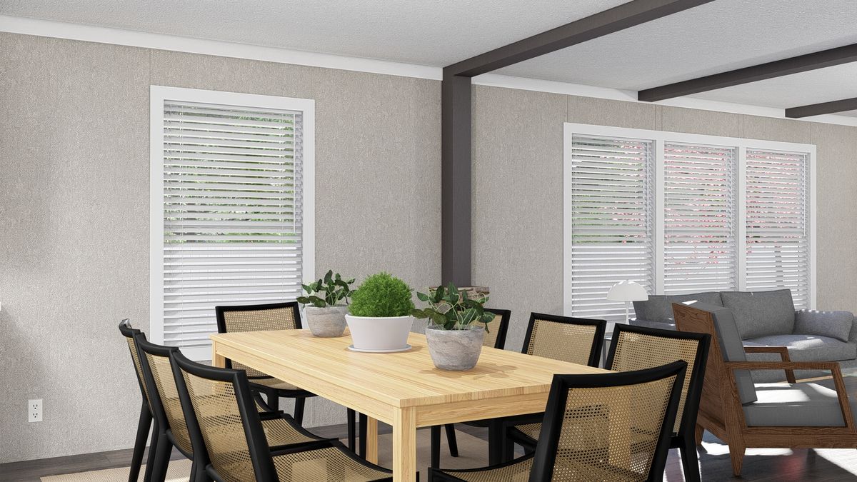 3D rendering, dining room