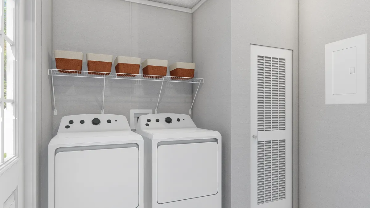 b48ac912-ac6b-419a-833a-9efeaf00e353 Laundry room, washer, dryer.