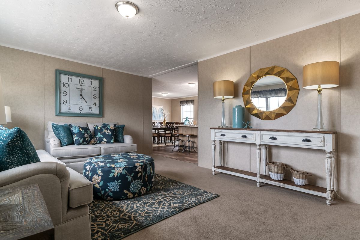 mobile home, living room