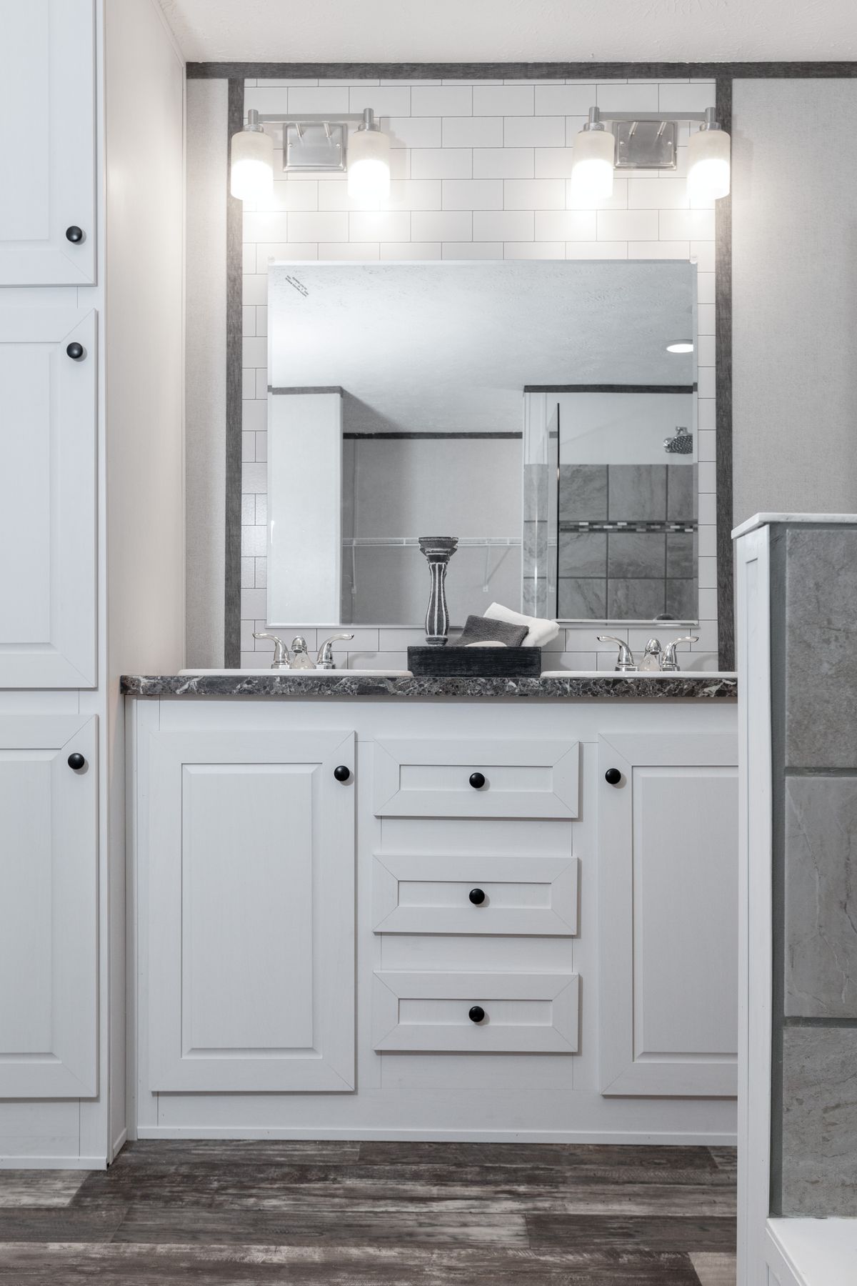 bathroom, walk in shower
