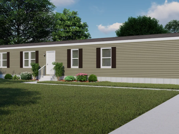 A rendering of a mobile home.