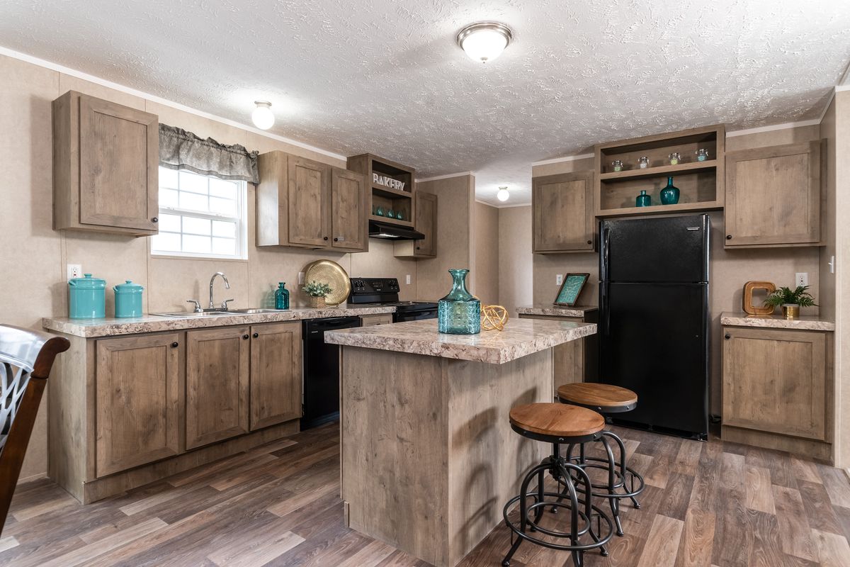 mobile home, hardwood floors