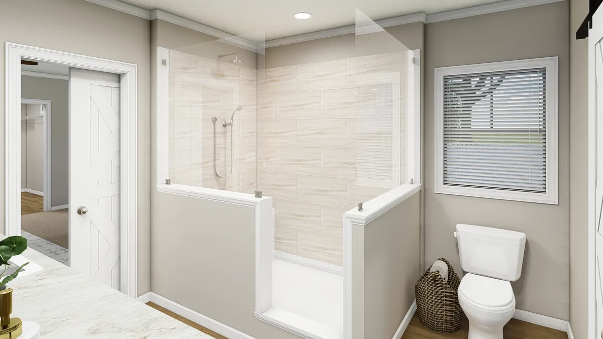 ef2705c0-6497-45d9-b4c2-b895fa1336eb A 3d rendering of a bathroom with a walk in shower.