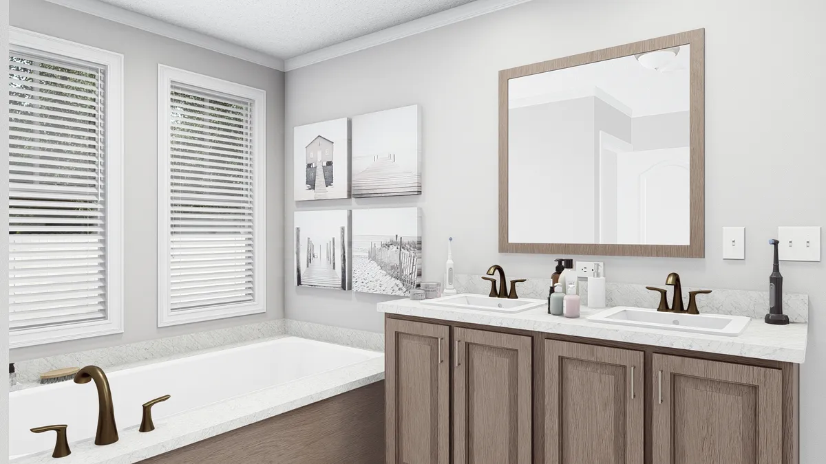 f7ac4361-2dae-4764-8435-07729e67de04 A 3d rendering of a bathroom with a tub and sink.